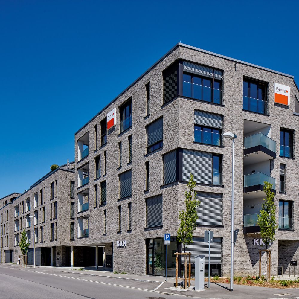 Postareal in Ravensburg mit Handform-Verblend-Ziegel von FaBö