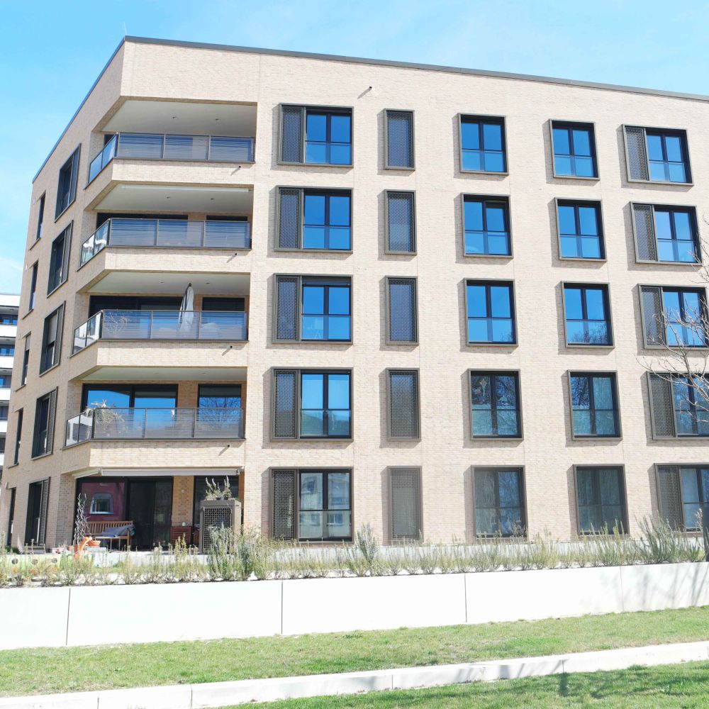 Wohnanlage in Mannheim mit Riemchen von FaBö