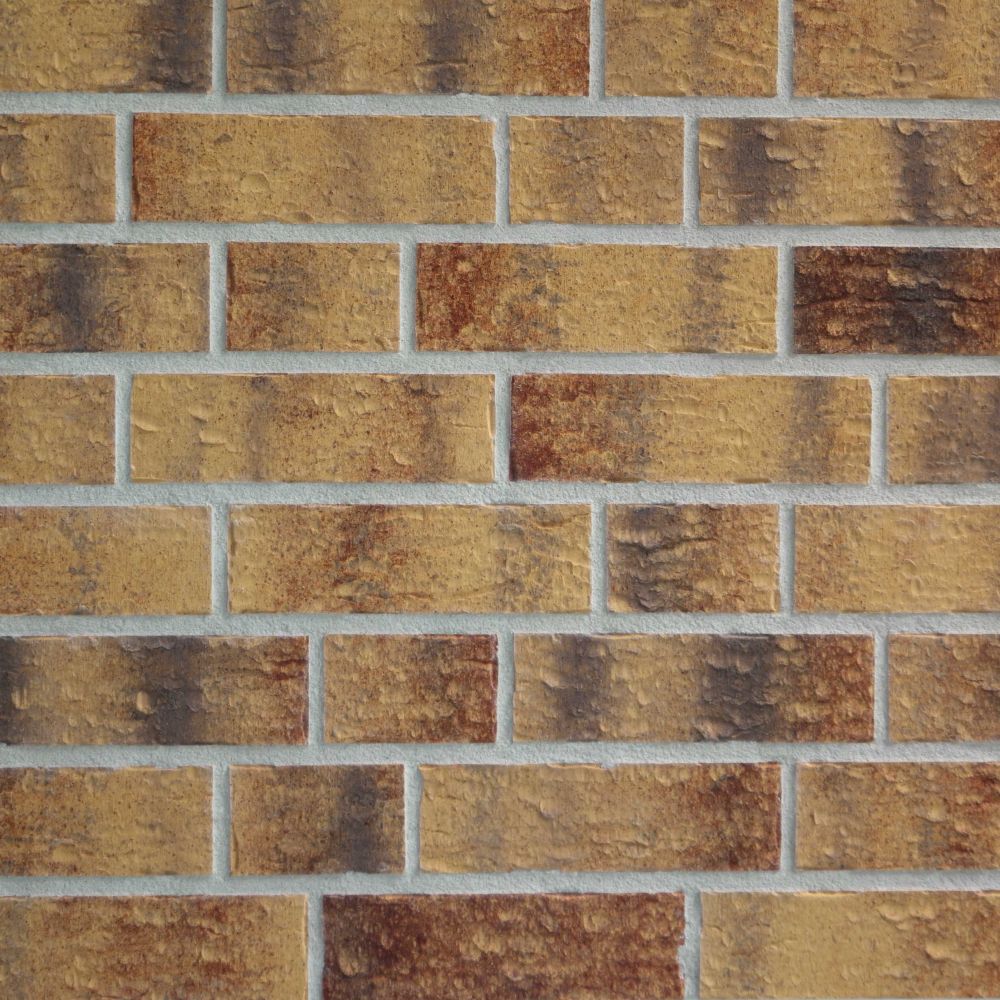 Gelbbunte Riemchen, strukturiert