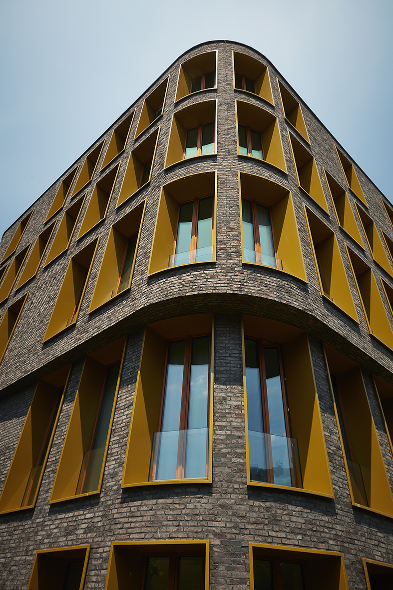 Wohnanlage in Bregenz mit Handform-Verblend-Ziegel von FaBö