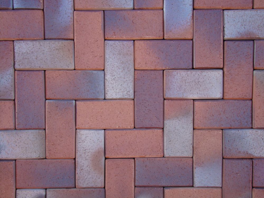 Rotbunter Pflasterklinker